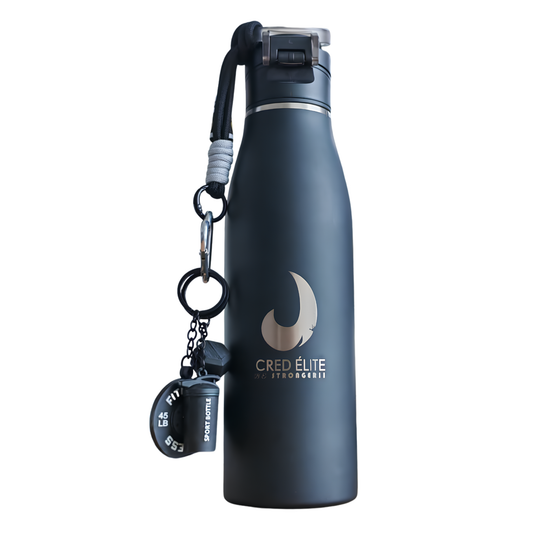 Termo Cred con llaveros fitness
